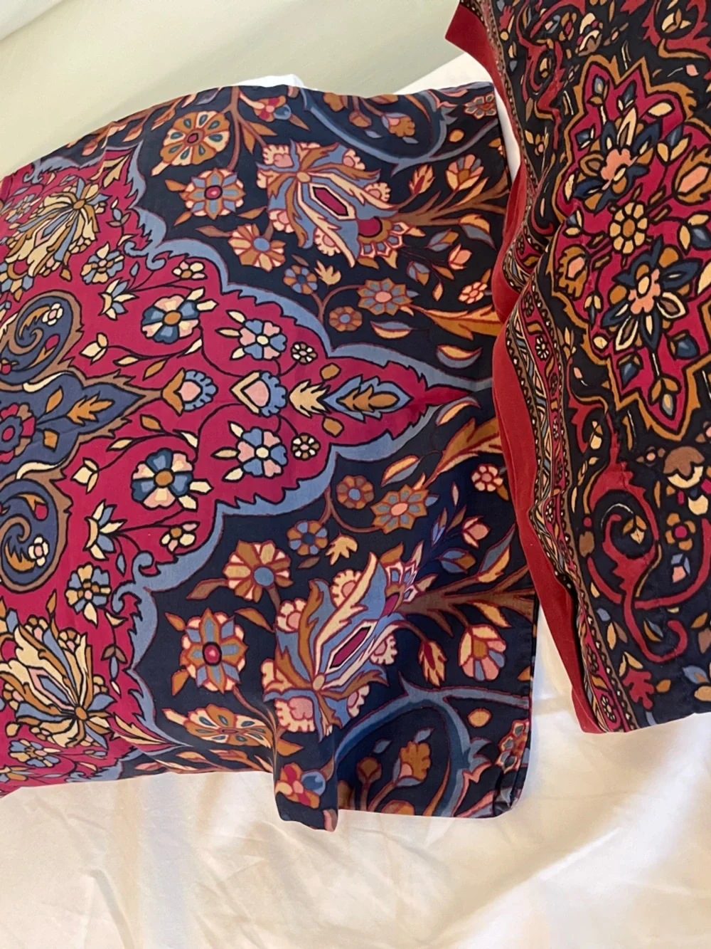 Vintage Ralph Lauren Brentwood Jewel Egyptian Cotton King Pillowcase Set of 2